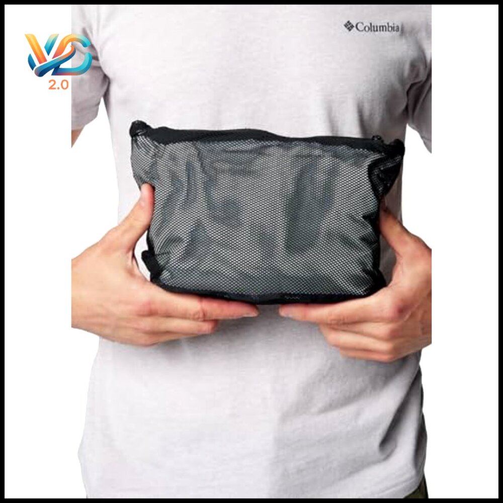 Waterproof Packable Rain Jacket with Zippered Poc… - image 3